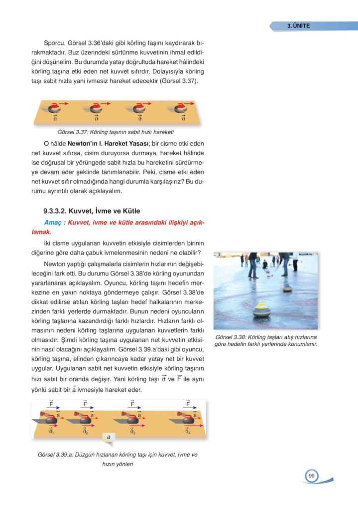 9. sınıf fizik ata yayınları sayfa 99 cevapları