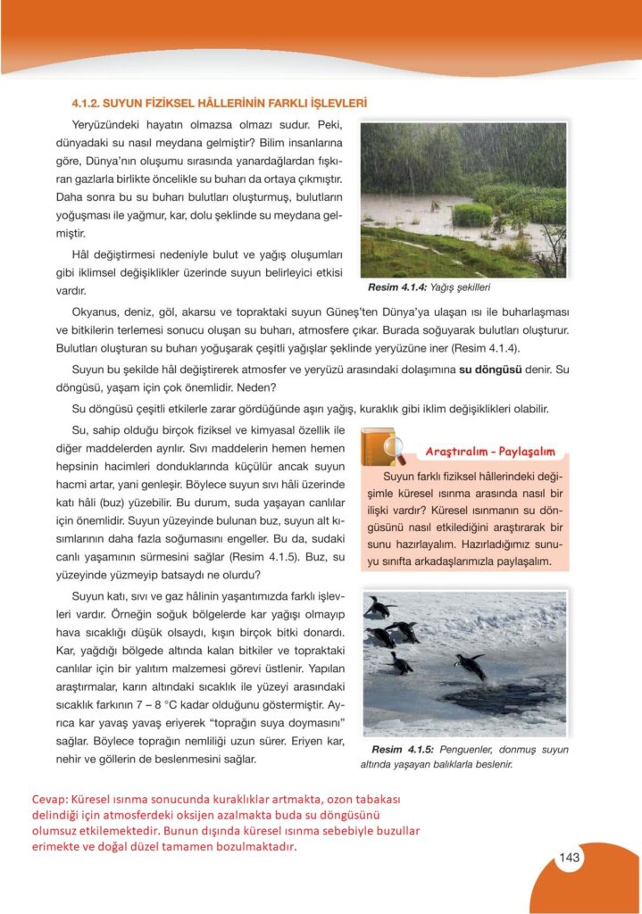 9. sınıf kimya pasifik yayınları sayfa 143 cevapları