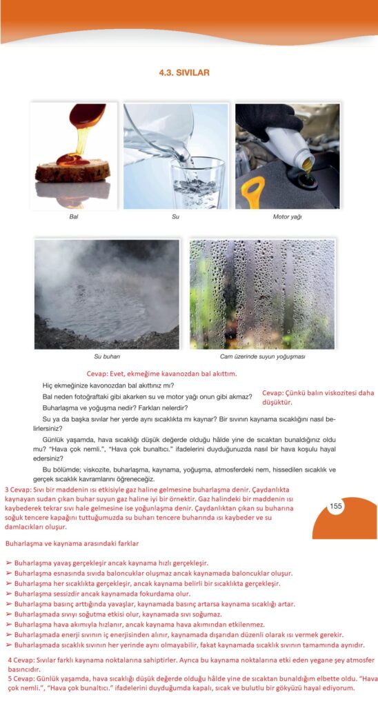 9. sınıf kimya ders kitabı sayfa 155 cevabı pasifik yayınları 