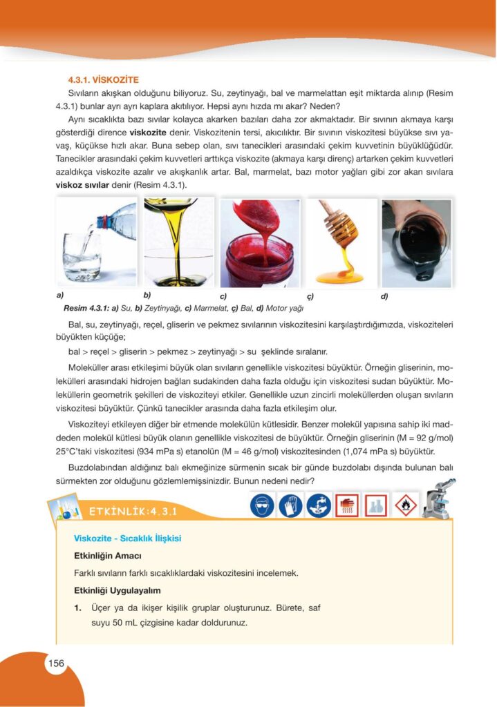 9. sınıf kimya ders kitabı sayfa 156 cevabı pasifik yayınları 