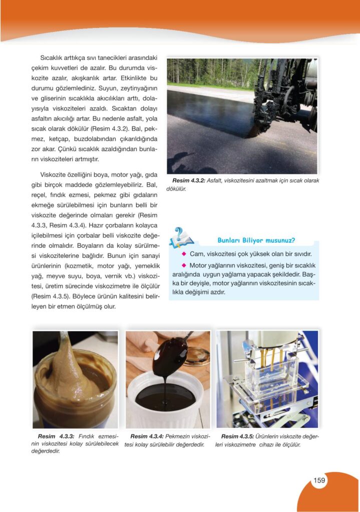  9. sınıf kimya ders kitabı sayfa 159 cevabı pasifik yayınları