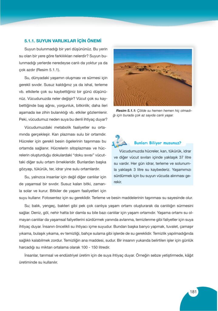 9. sınıf kimya ders kitabı sayfa 181 cevabı pasifik yayınları