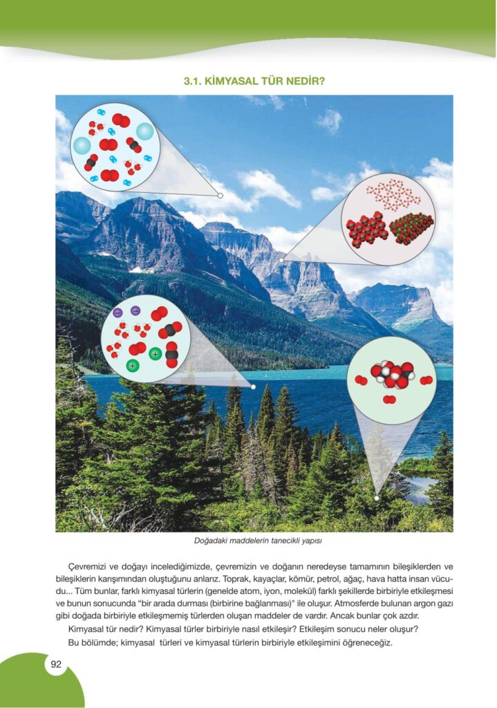 9. sınıf kimya ders kitabı sayfa 92 cevabı pasifik yayınları