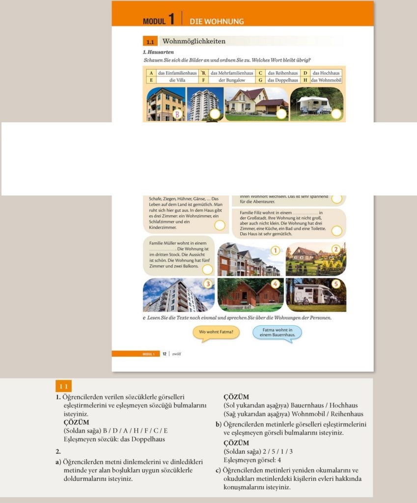 almanca a1.2 ders kitabı sayfa 12 cevabı meb yayınları