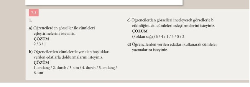 almanca a1.2 ders kitabı sayfa 77 cevabı meb yayınları