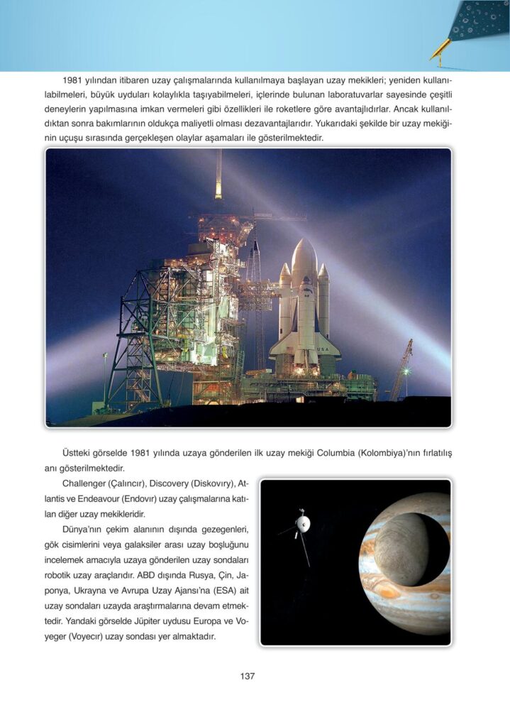 Astronomi ve uzay bilimleri ders kitabı sayfa 137 cevabı ata yayınları 
