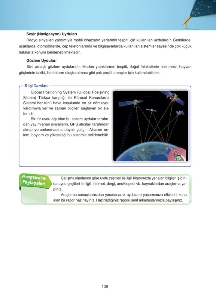  astronomi ve uzay bilimleri ders kitabı sayfa 139 cevabı ata yayınları 