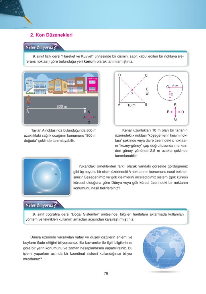 Astronomi ve uzay bilimleri ata yayınları sayfa 76 cevapları
