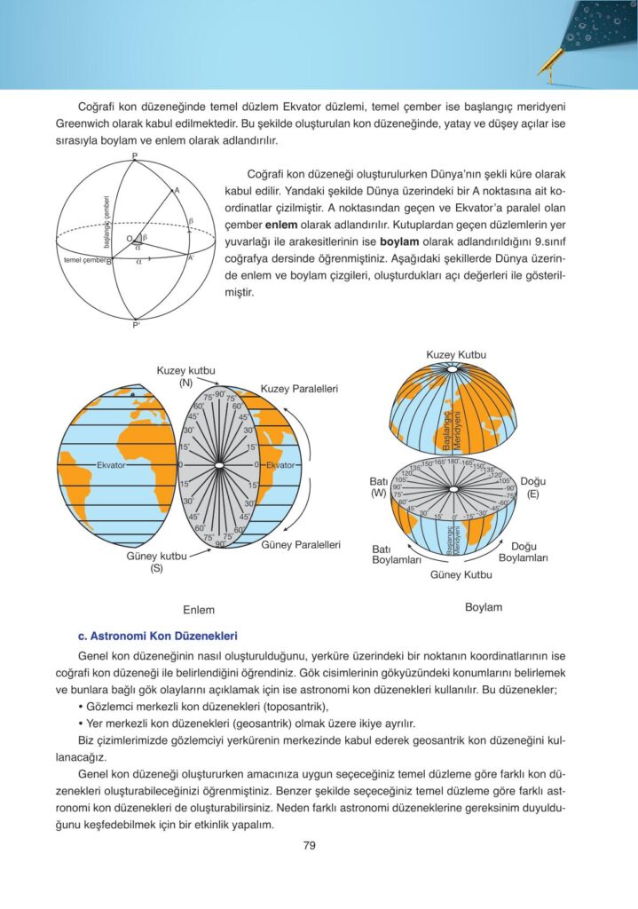 Astronomi ve uzay bilimleri ata yayınları sayfa 79 cevapları