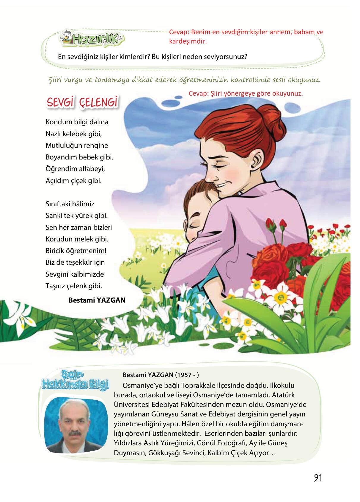 4. Sınıf Türkçe Ders Kitabı Koza Yayınları Sayfa 91 Cevapları ...