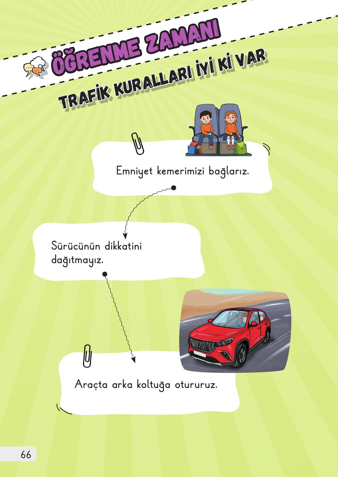 1. Sınıf Meb Yayınları Hayat Bilgisi 1. Kitap Ders Kitabı Sayfa 66 Cevapları