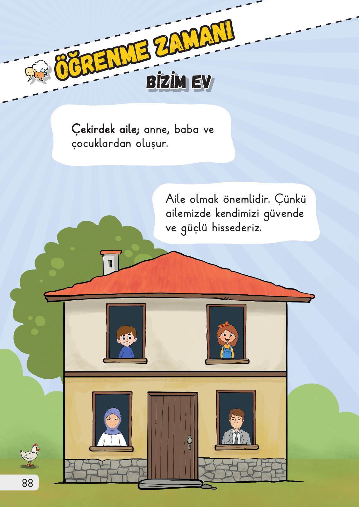 1. Sınıf Meb Yayınları Hayat Bilgisi 1. Kitap Ders Kitabı Sayfa 88 Cevapları