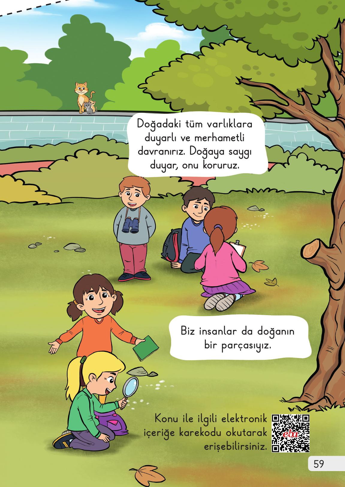 1. Sınıf Meb Yayınları Hayat Bilgisi Ders Kitabı Sayfa 59 Cevapları