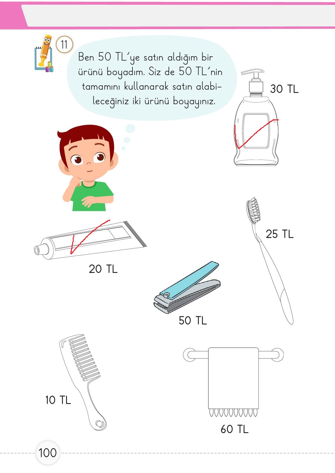 1. Sınıf Meb Yayınları Matematik 2. Kitap Ders Kitabı Sayfa 100 Cevapları 1. Sınıf Meb Yayınları Matematik 2. Kitap Ders Kitabı Sayfa 100 Cevapları