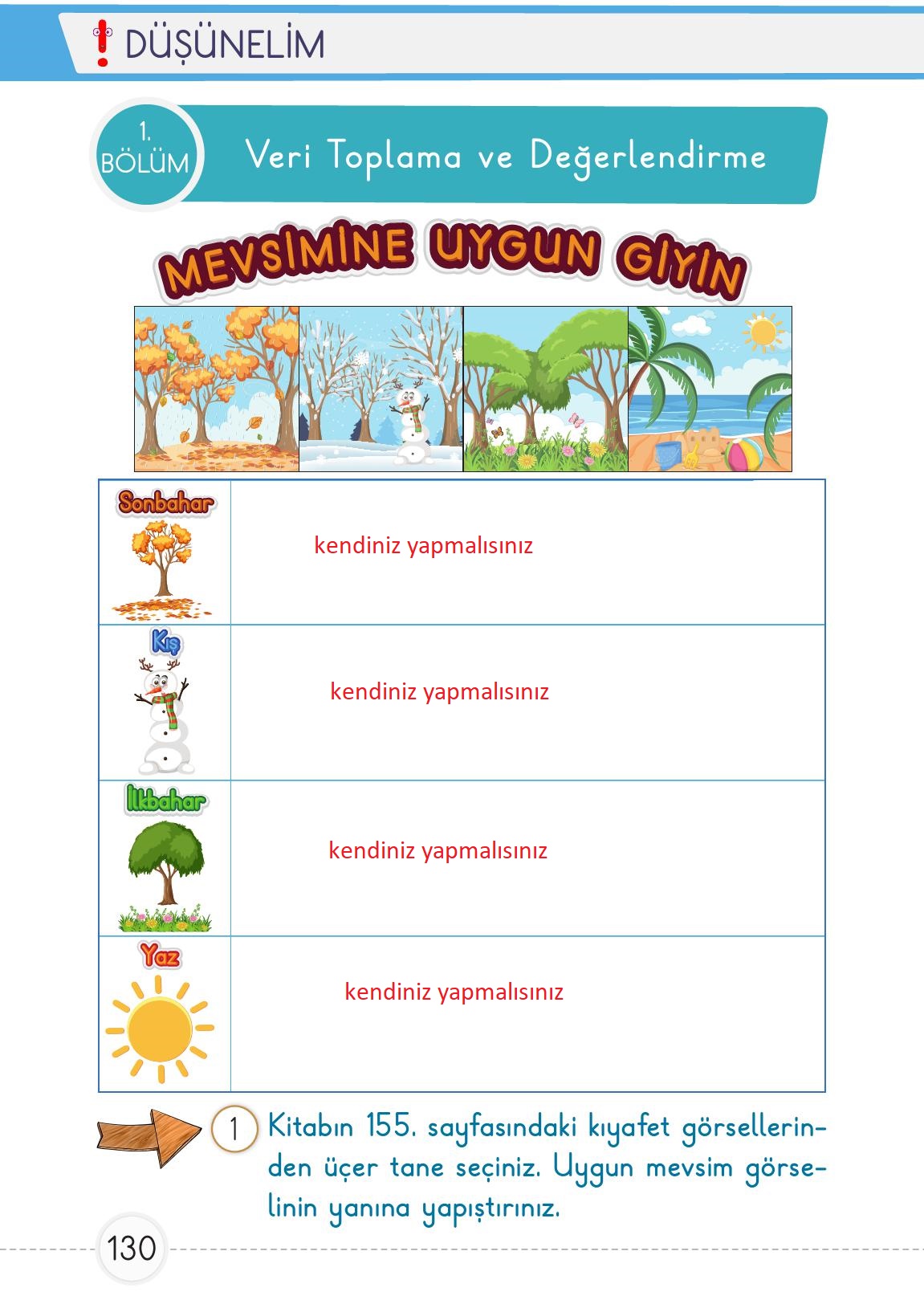 1. Sınıf Meb Yayınları Matematik 2. Kitap Ders Kitabı Sayfa 130 Cevapları 1. Sınıf Meb Yayınları Matematik 2. Kitap Ders Kitabı Sayfa 130 Cevapları