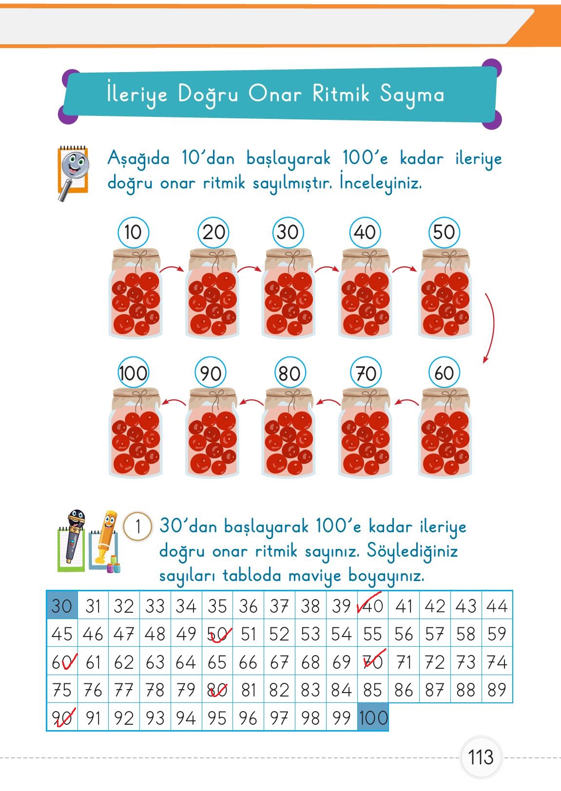 1. Sınıf Meb Yayınları Matematik Ders Kitabı Sayfa 113 Cevapları 1. Sınıf Meb Yayınları Matematik Ders Kitabı Sayfa 113 Cevapları