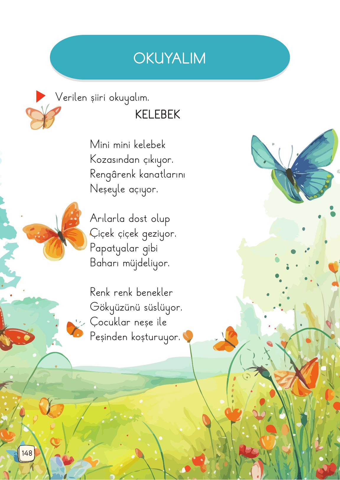 1. Sınıf Meb Yayınları Türkçe 2. Kitap Ders Kitabı Sayfa 148 Cevapları