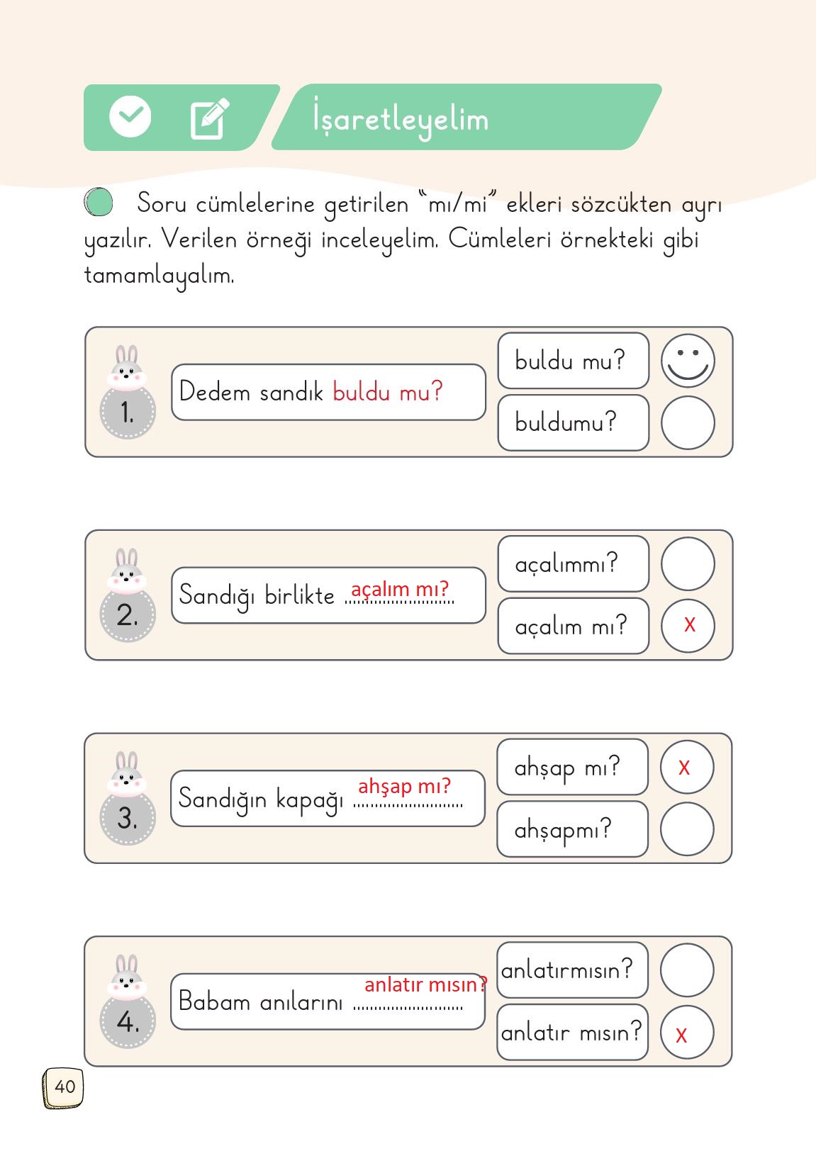 1. Sınıf Meb Yayınları Türkçe 2. Kitap Ders Kitabı Sayfa 40 Cevapları 1. Sınıf Meb Yayınları Türkçe 2. Kitap Ders Kitabı Sayfa 40 Cevapları