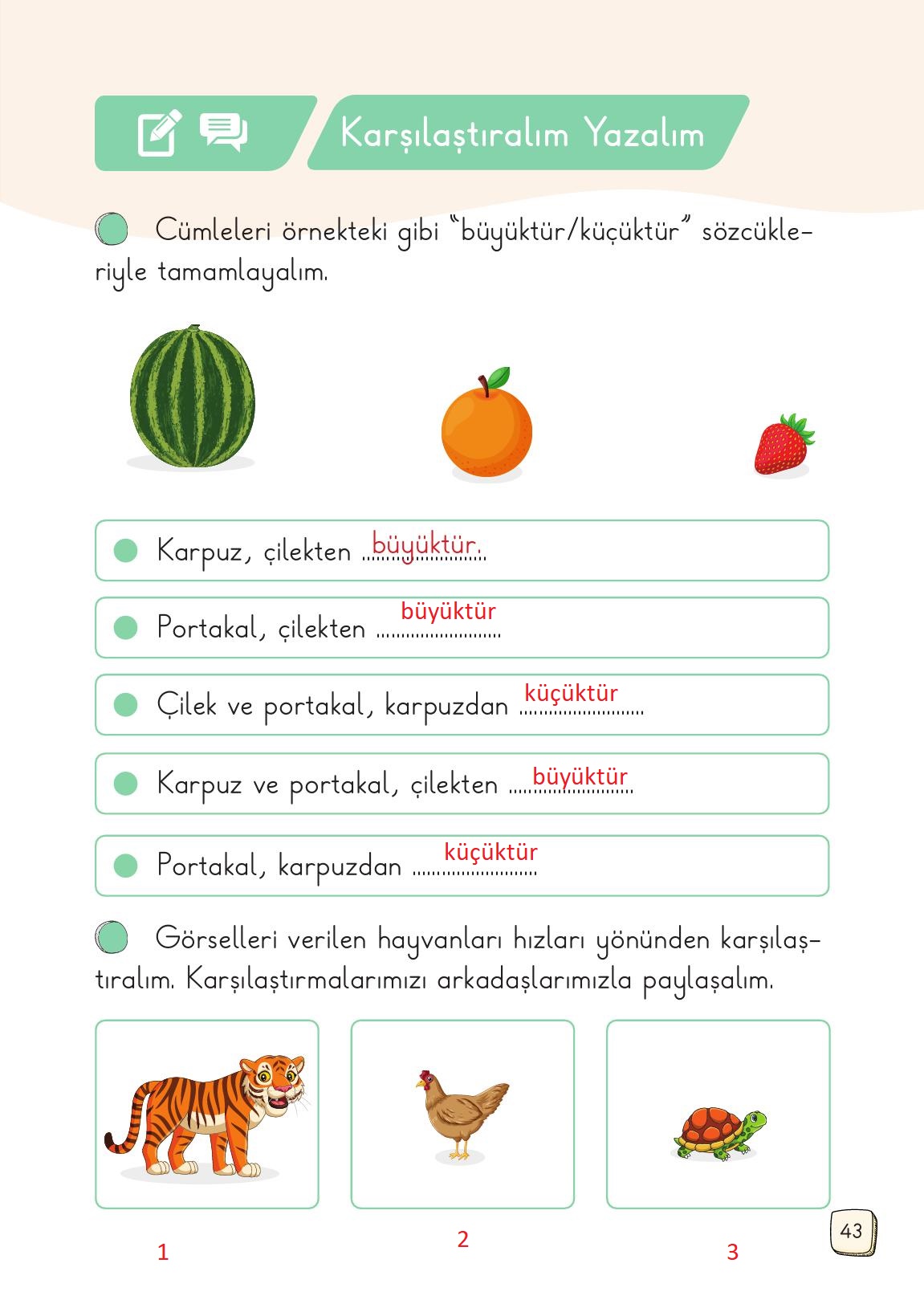 1. Sınıf Meb Yayınları Türkçe 2. Kitap Ders Kitabı Sayfa 43 Cevapları 1. Sınıf Meb Yayınları Türkçe 2. Kitap Ders Kitabı Sayfa 43 Cevapları