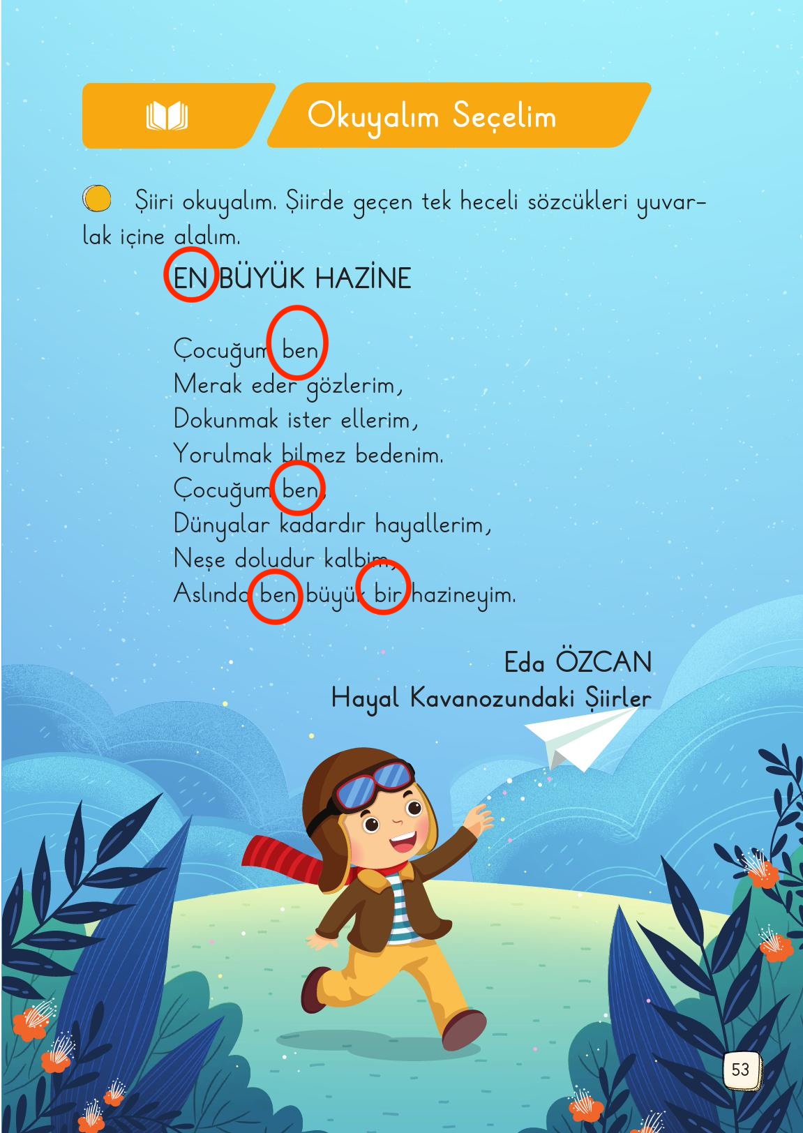 1. Sınıf Meb Yayınları Türkçe Ders Kitabı Sayfa 53 Cevapları 1. Sınıf Meb Yayınları Türkçe Ders Kitabı Sayfa 53 Cevapları