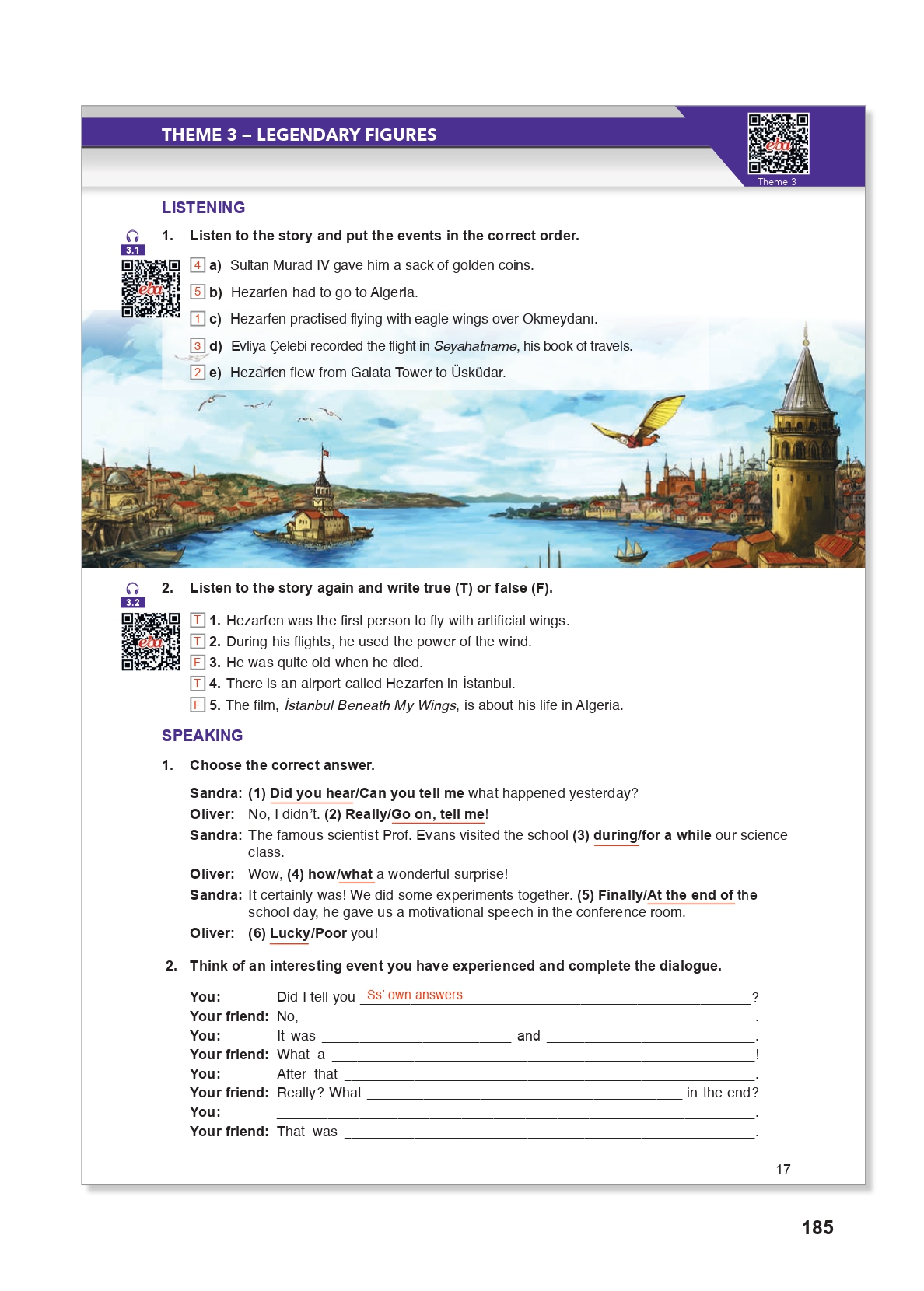 10. Sınıf Meb Yayınları (Spice Up Kitabı) İngilizce Çalışma Kitabı Sayfa 17 Cevapları