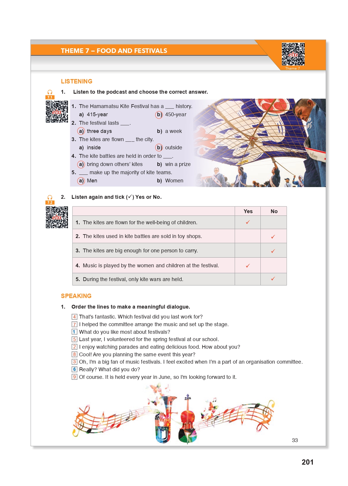 10. Sınıf Meb Yayınları (Spice Up Kitabı) İngilizce Çalışma Kitabı Sayfa 33 Cevapları