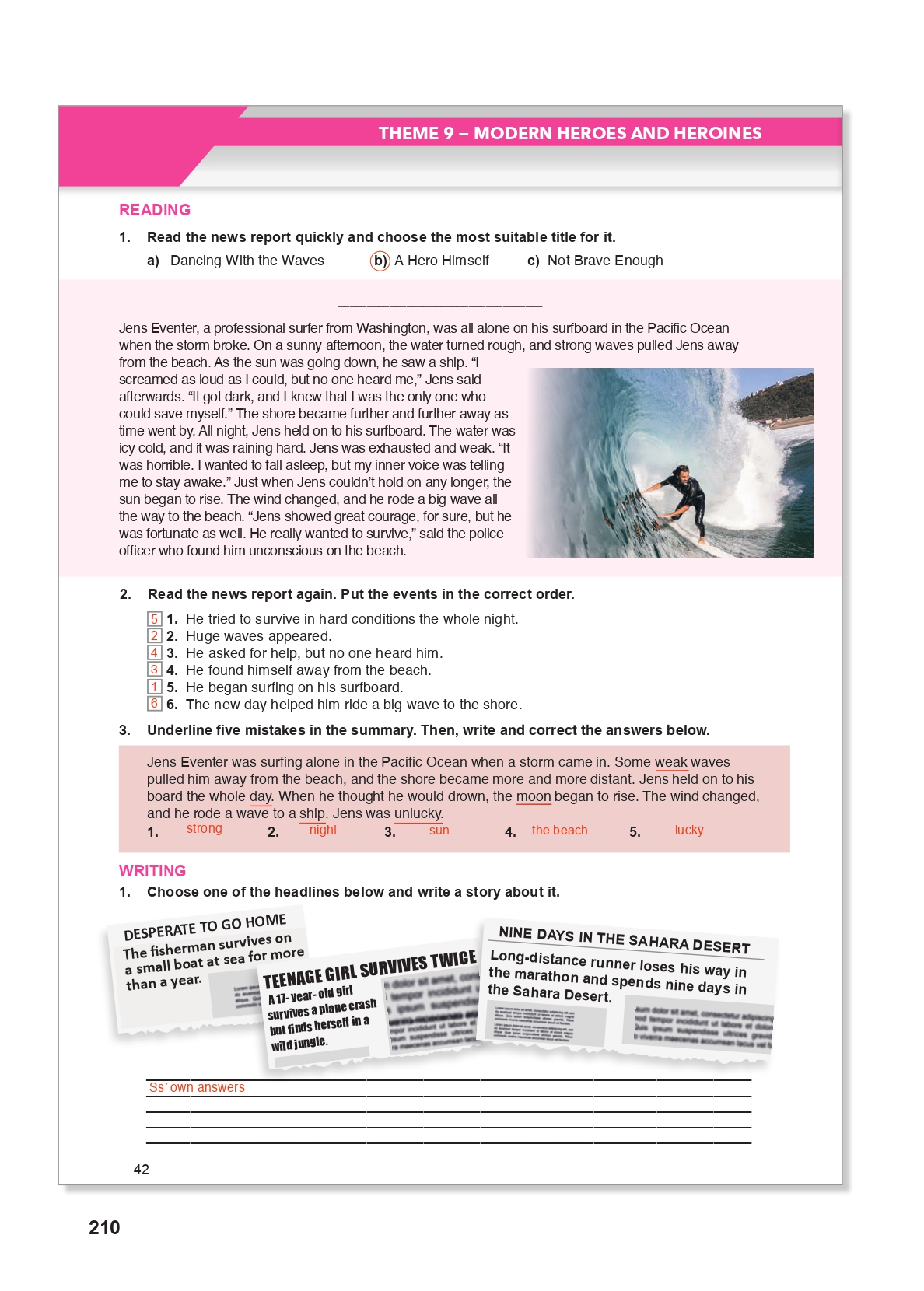 10. Sınıf Meb Yayınları (Spice Up Kitabı) İngilizce Çalışma Kitabı Sayfa 42 Cevapları