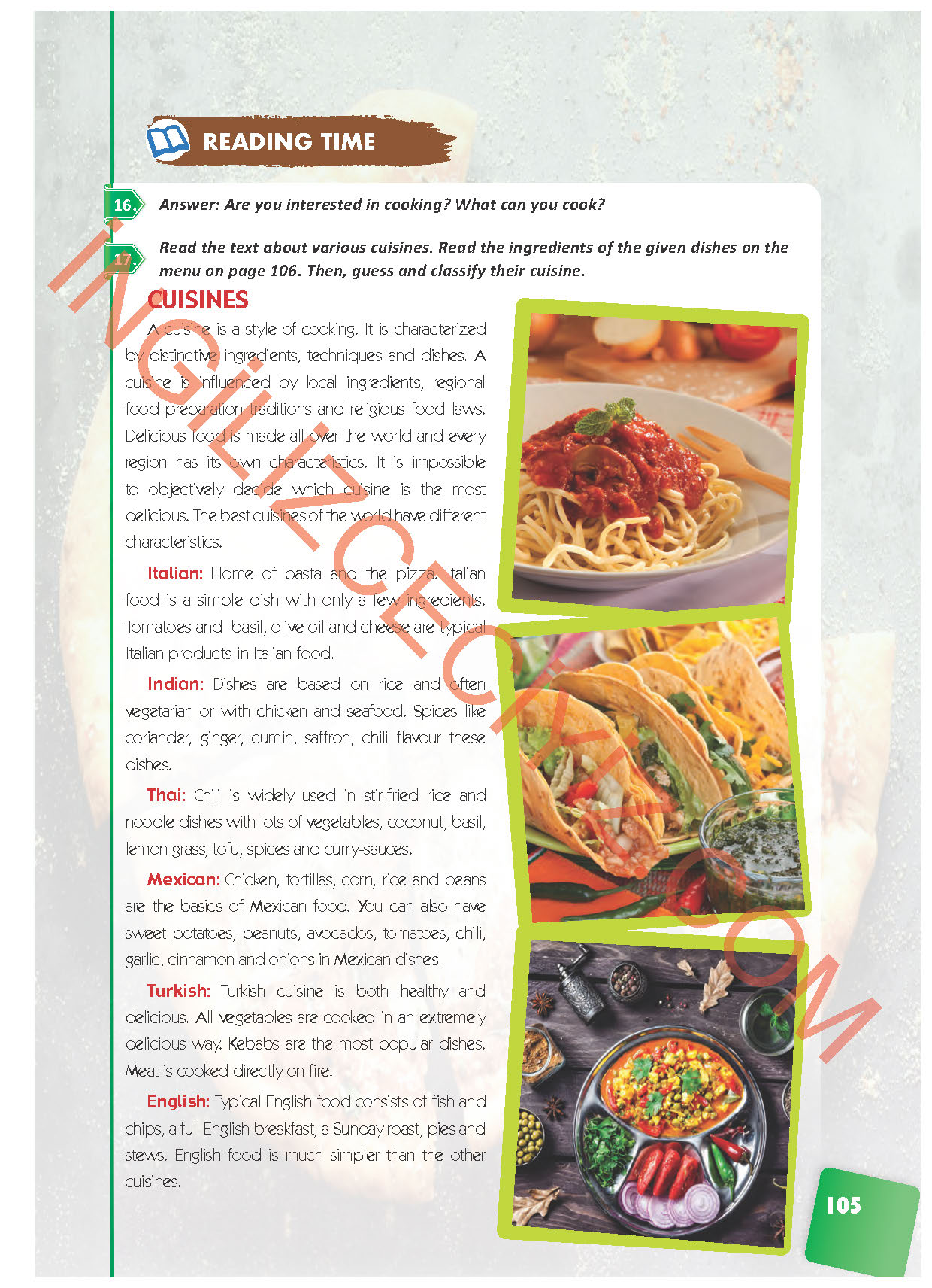 10. Sınıf Pasifik Yayınları İngilizce Ders Kitabı Sayfa 105 Cevapları 10. Sınıf Pasifik Yayınları İngilizce Ders Kitabı Sayfa 105 Cevapları