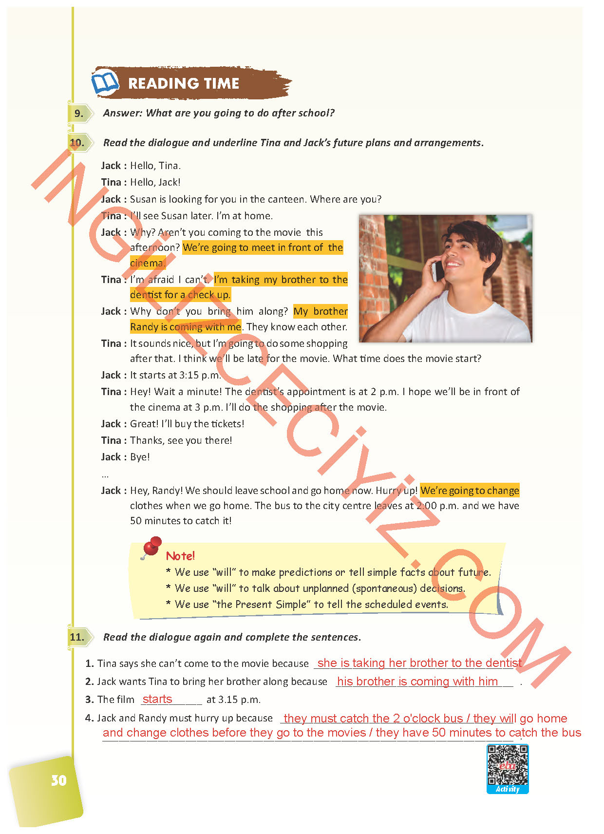 10. Sınıf Pasifik Yayınları İngilizce Ders Kitabı Sayfa 30 Cevapları 10. Sınıf Pasifik Yayınları İngilizce Ders Kitabı Sayfa 30 Cevapları