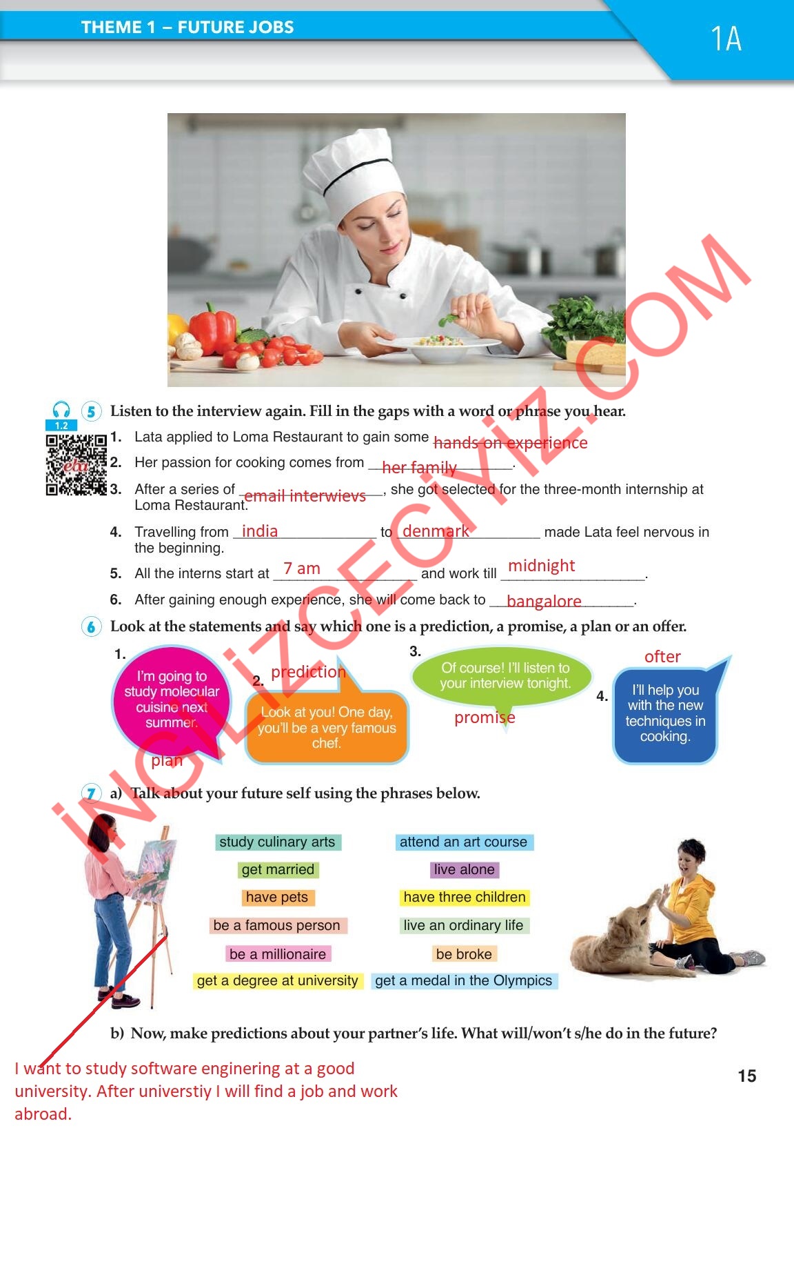 11. Sınıf Spice Up Meb Yayınları İngilizce Ders Kitabı Sayfa 15 Cevapları 11. Sınıf Spice Up Meb Yayınları İngilizce Ders Kitabı Sayfa 15 Cevapları