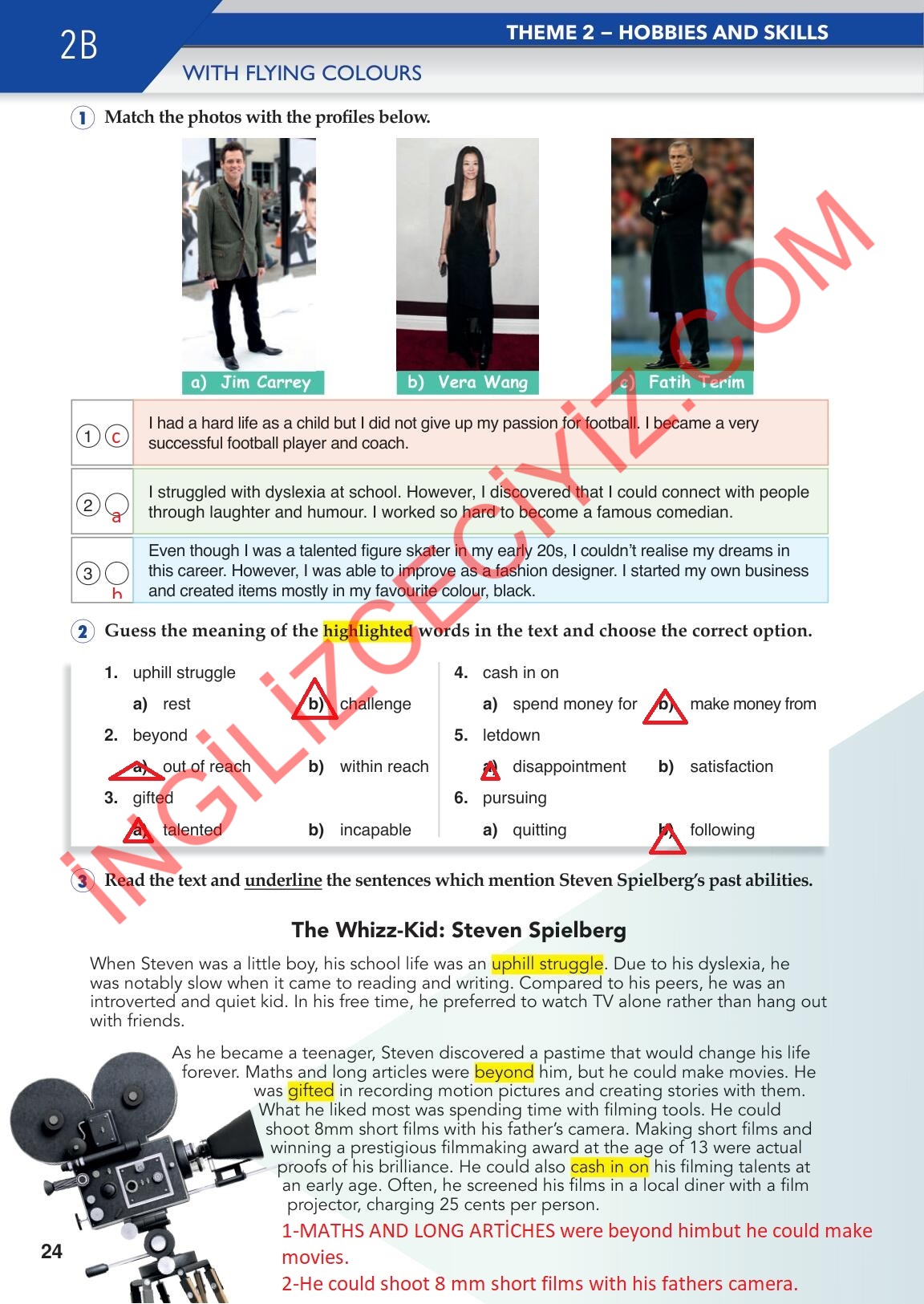 11. Sınıf Spice Up Meb Yayınları İngilizce Ders Kitabı Sayfa 24 Cevapları 11. Sınıf Spice Up Meb Yayınları İngilizce Ders Kitabı Sayfa 24 Cevapları