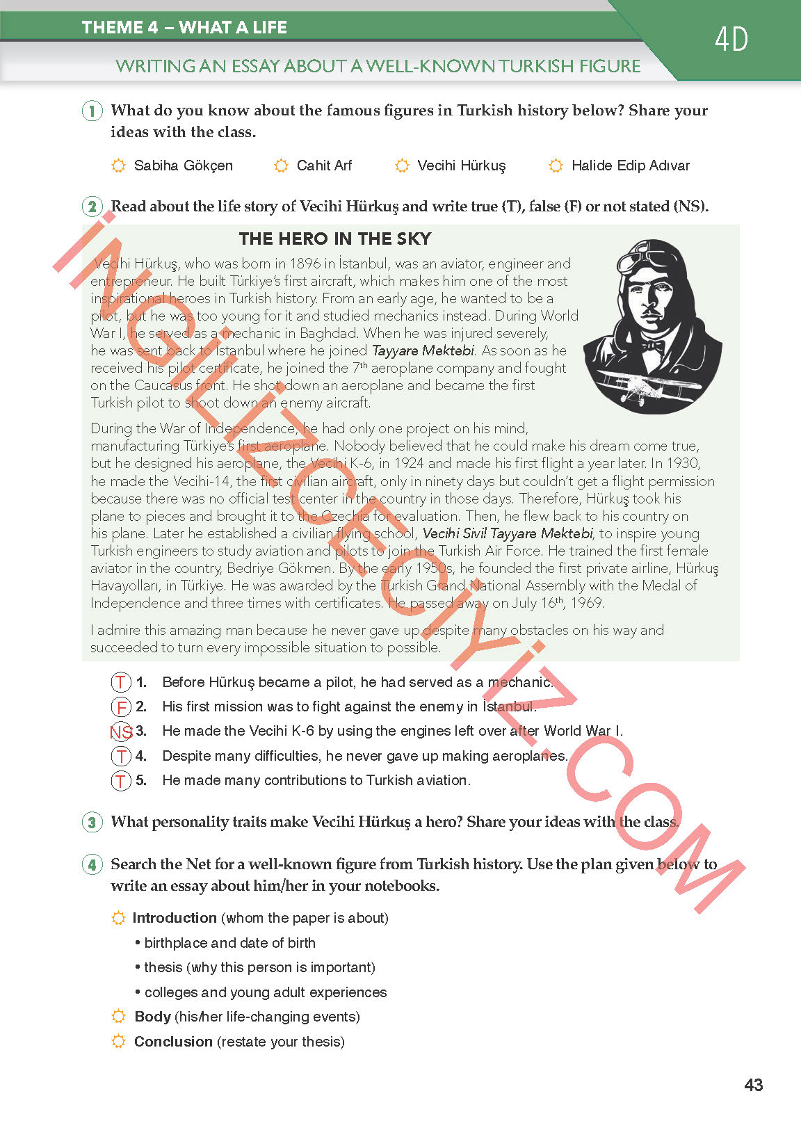 11. Sınıf Spice Up Meb Yayınları İngilizce Ders Kitabı Sayfa 43 Cevapları 11. Sınıf Spice Up Meb Yayınları İngilizce Ders Kitabı Sayfa 43 Cevapları