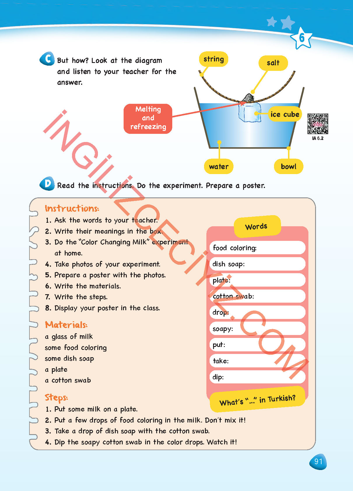 4. Sınıf SDR Dikey Yayıncılık İngilizce Ders Kitabı Sayfa 91 Cevapları 4. Sınıf SDR Dikey Yayıncılık İngilizce Ders Kitabı Sayfa 91 Cevapları