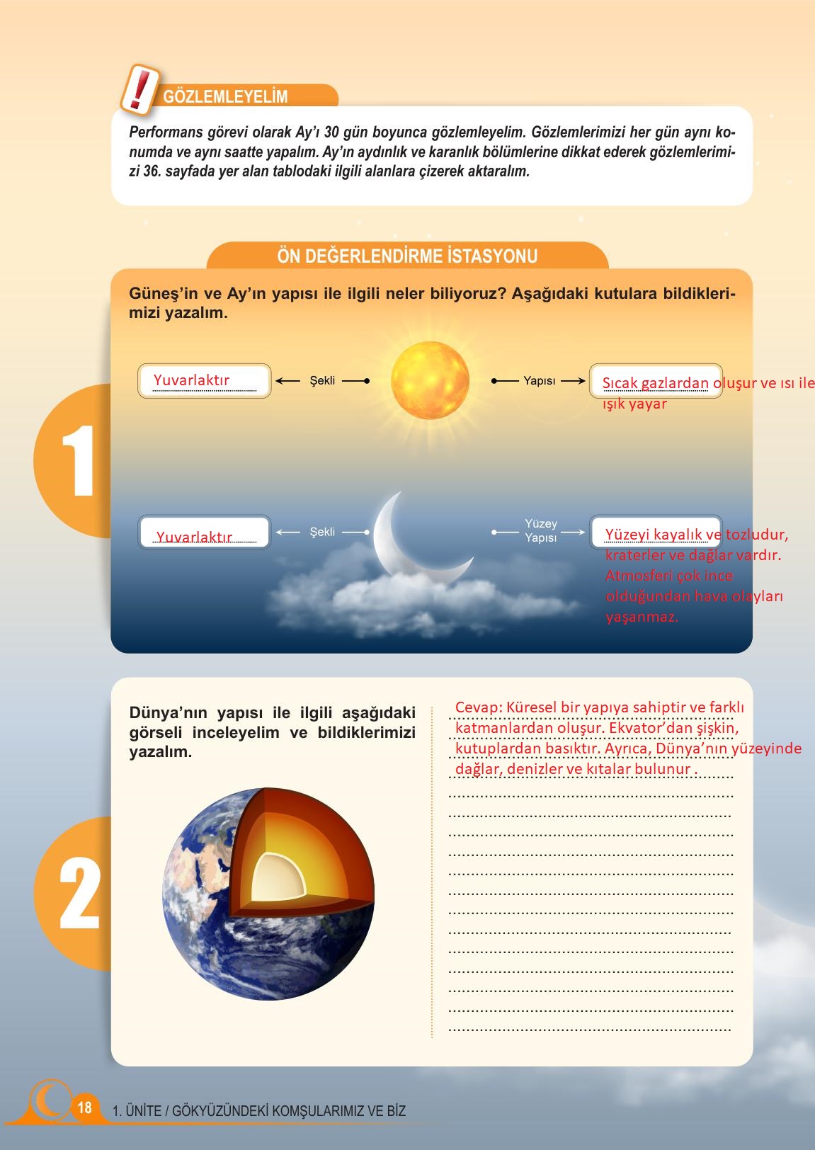 5. Sınıf Meb Yayınları Fen Bilimleri Ders Kitabı Sayfa 18 Cevapları 5. Sınıf Meb Yayınları Fen Bilimleri Ders Kitabı Sayfa 18 Cevapları