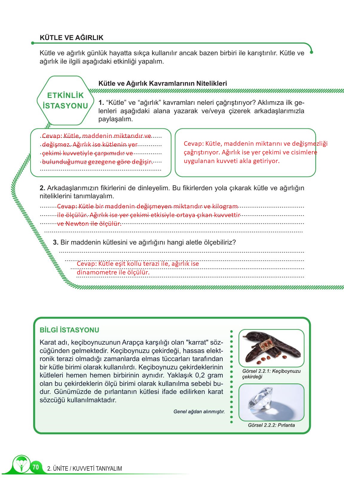 5. Sınıf Meb Yayınları Fen Bilimleri Ders Kitabı Sayfa 70 Cevapları 5. Sınıf Meb Yayınları Fen Bilimleri Ders Kitabı Sayfa 70 Cevapları