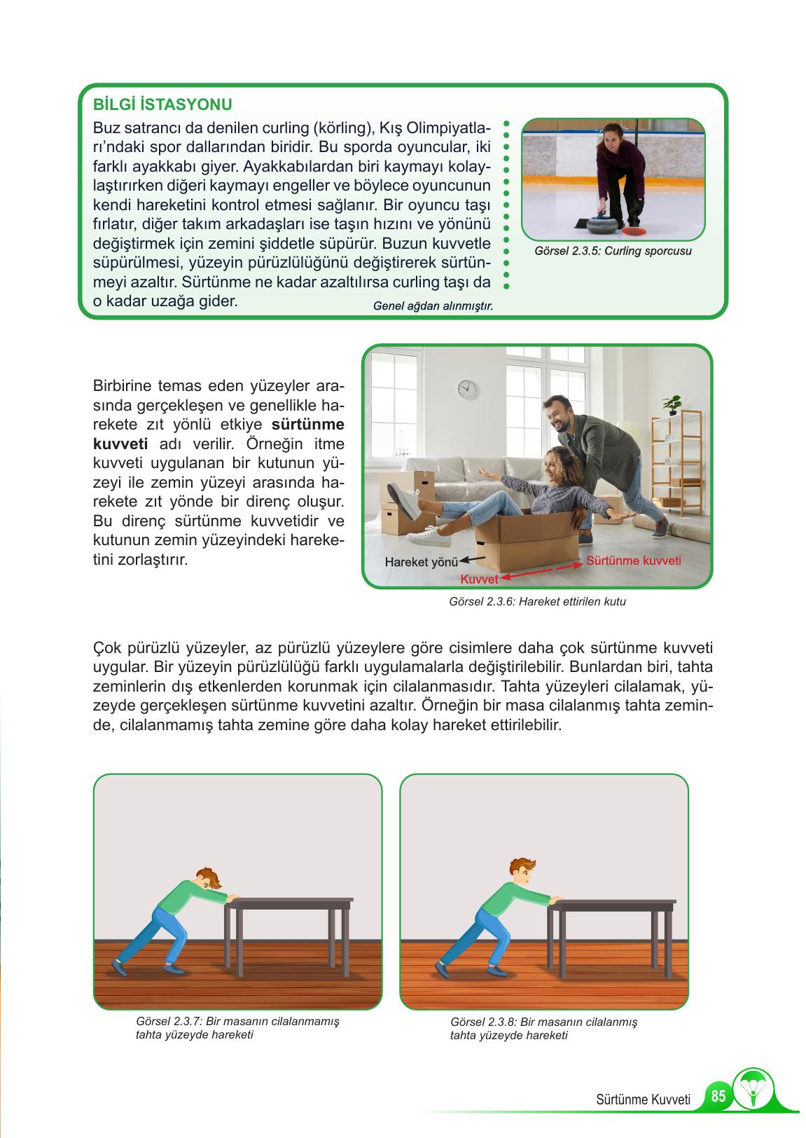 5. Sınıf Meb Yayınları Fen Bilimleri Ders Kitabı Sayfa 85 Cevapları