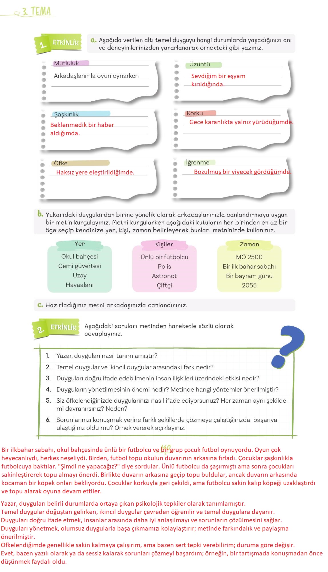 5. Sınıf Meb Yayınları Türkçe Ders Kitabı Sayfa 140 Cevapları 5. Sınıf Meb Yayınları Türkçe Ders Kitabı Sayfa 140 Cevapları