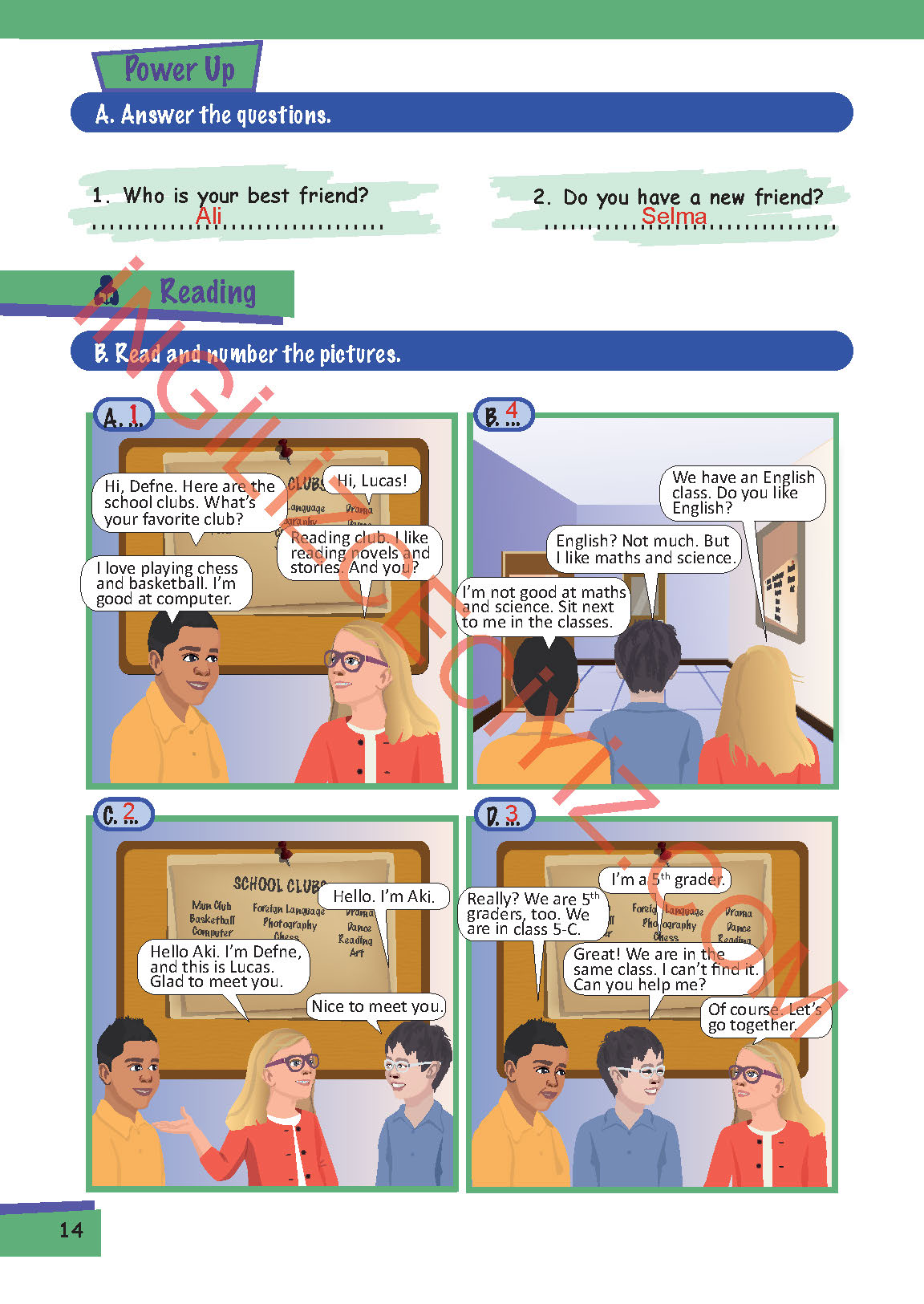 5. Sınıf Move Up 5 MEB Yayınları İngilizce Ders Kitabı Sayfa 14 Cevapları 5. Sınıf Move Up 5 MEB Yayınları İngilizce Ders Kitabı Sayfa 14 Cevapları