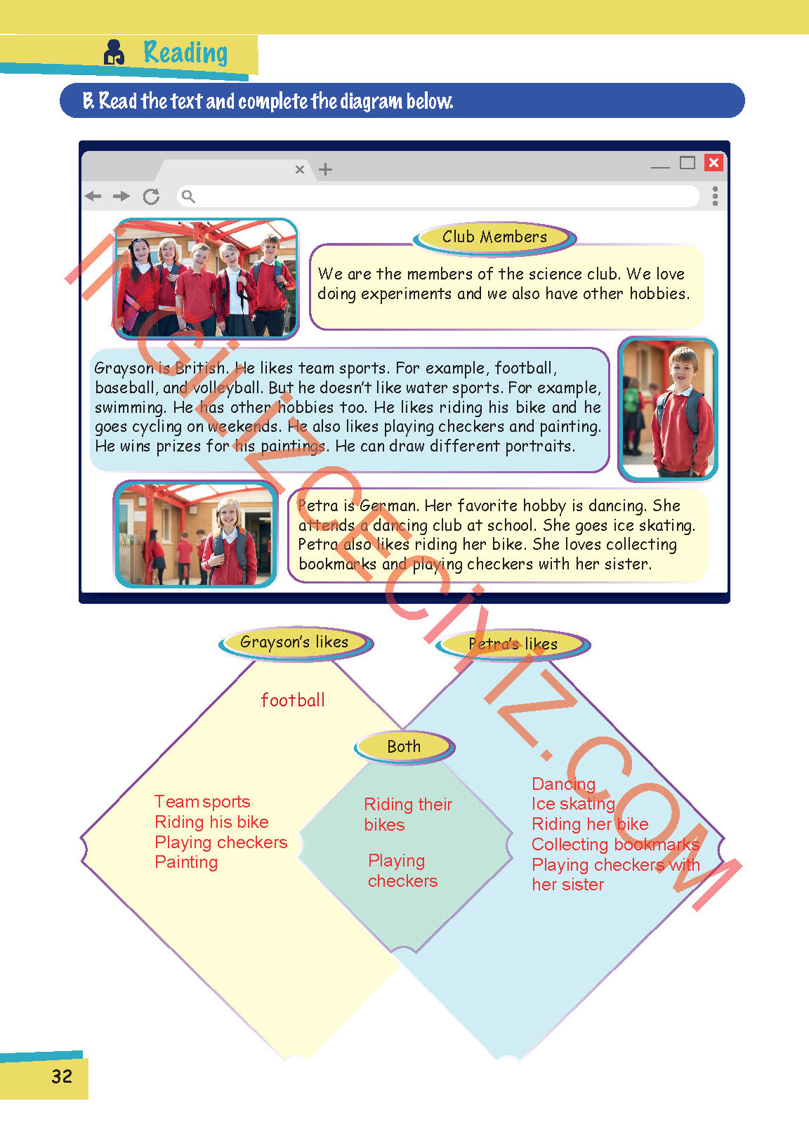 5. Sınıf Move Up 5 MEB Yayınları İngilizce Ders Kitabı Sayfa 32 Cevapları 5. Sınıf Move Up 5 MEB Yayınları İngilizce Ders Kitabı Sayfa 32 Cevapları