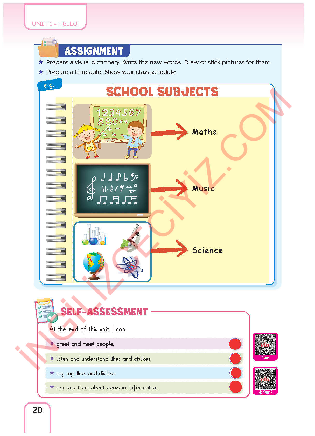 5. Sınıf Pasifik Yayınları İngilizce Ders Kitabı Sayfa 20 Cevapları 5. Sınıf Pasifik Yayınları İngilizce Ders Kitabı Sayfa 20 Cevapları