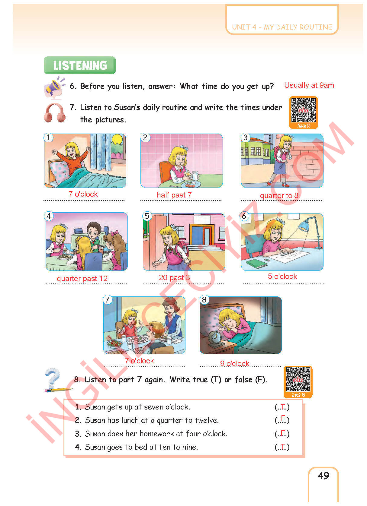 5. Sınıf Pasifik Yayınları İngilizce Ders Kitabı Sayfa 49 Cevapları 5. Sınıf Pasifik Yayınları İngilizce Ders Kitabı Sayfa 49 Cevapları