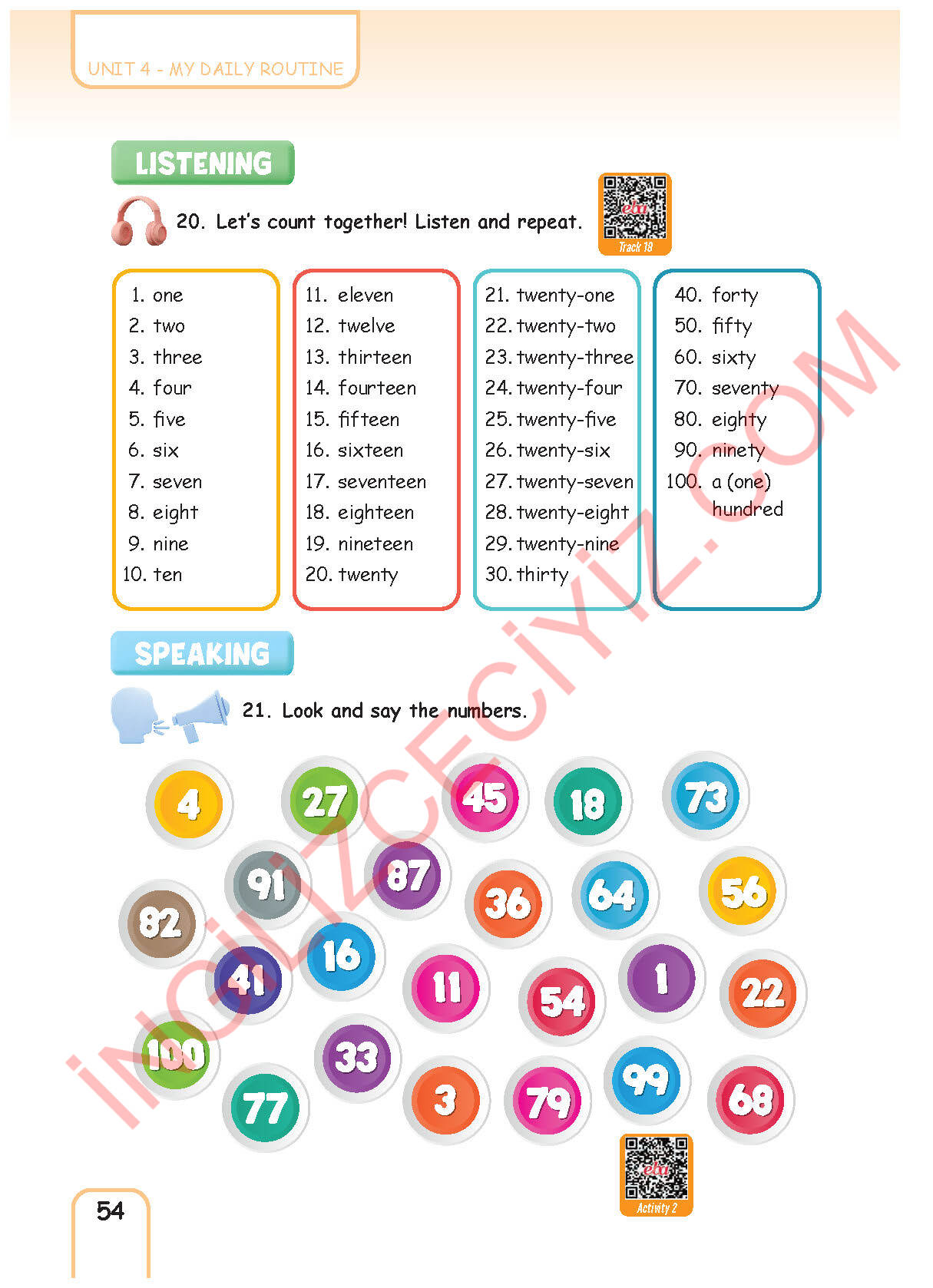 5. Sınıf Pasifik Yayınları İngilizce Ders Kitabı Sayfa 54 Cevapları 5. Sınıf Pasifik Yayınları İngilizce Ders Kitabı Sayfa 54 Cevapları