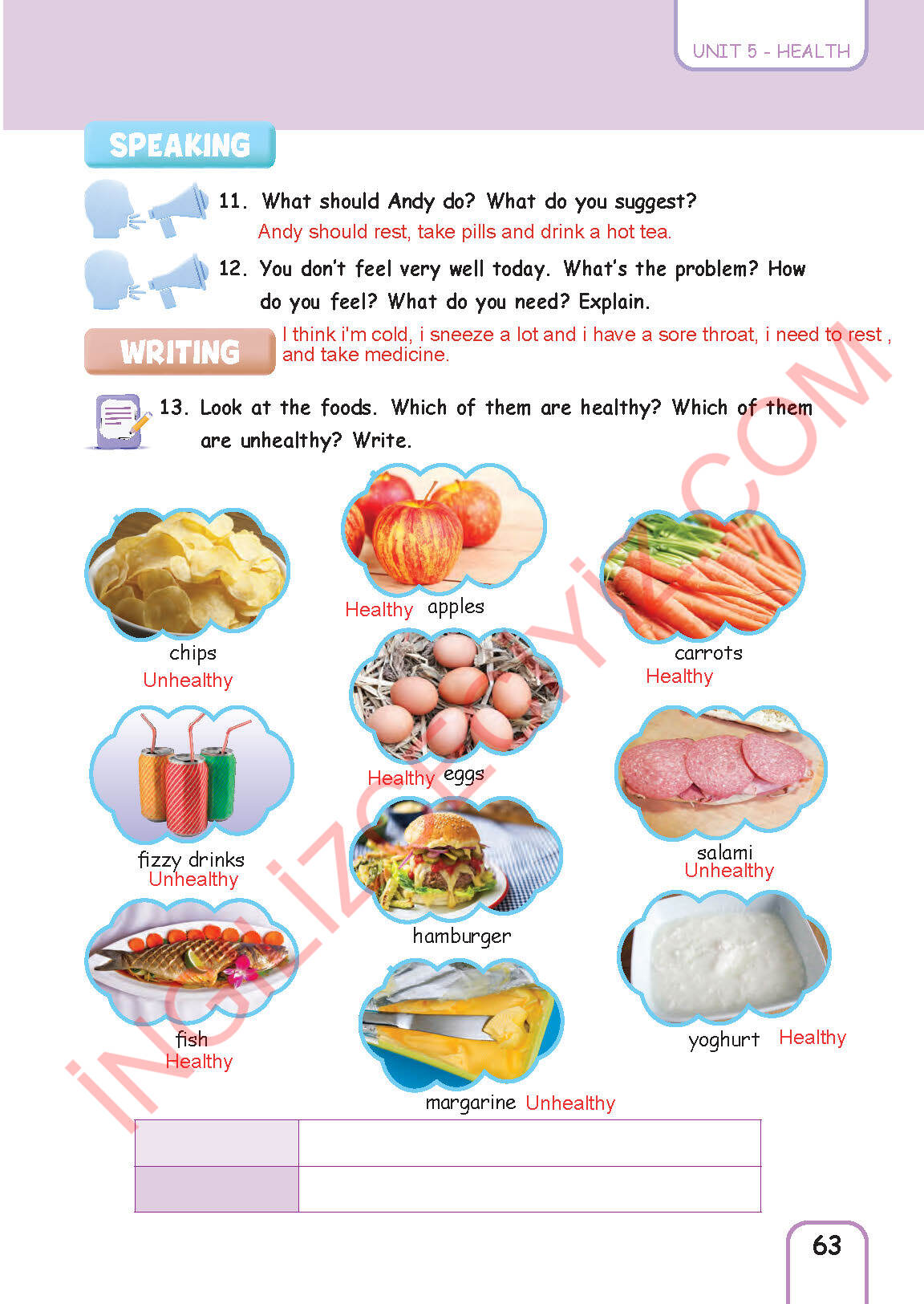 5. Sınıf Pasifik Yayınları İngilizce Ders Kitabı Sayfa 63 Cevapları 5. Sınıf Pasifik Yayınları İngilizce Ders Kitabı Sayfa 63 Cevapları