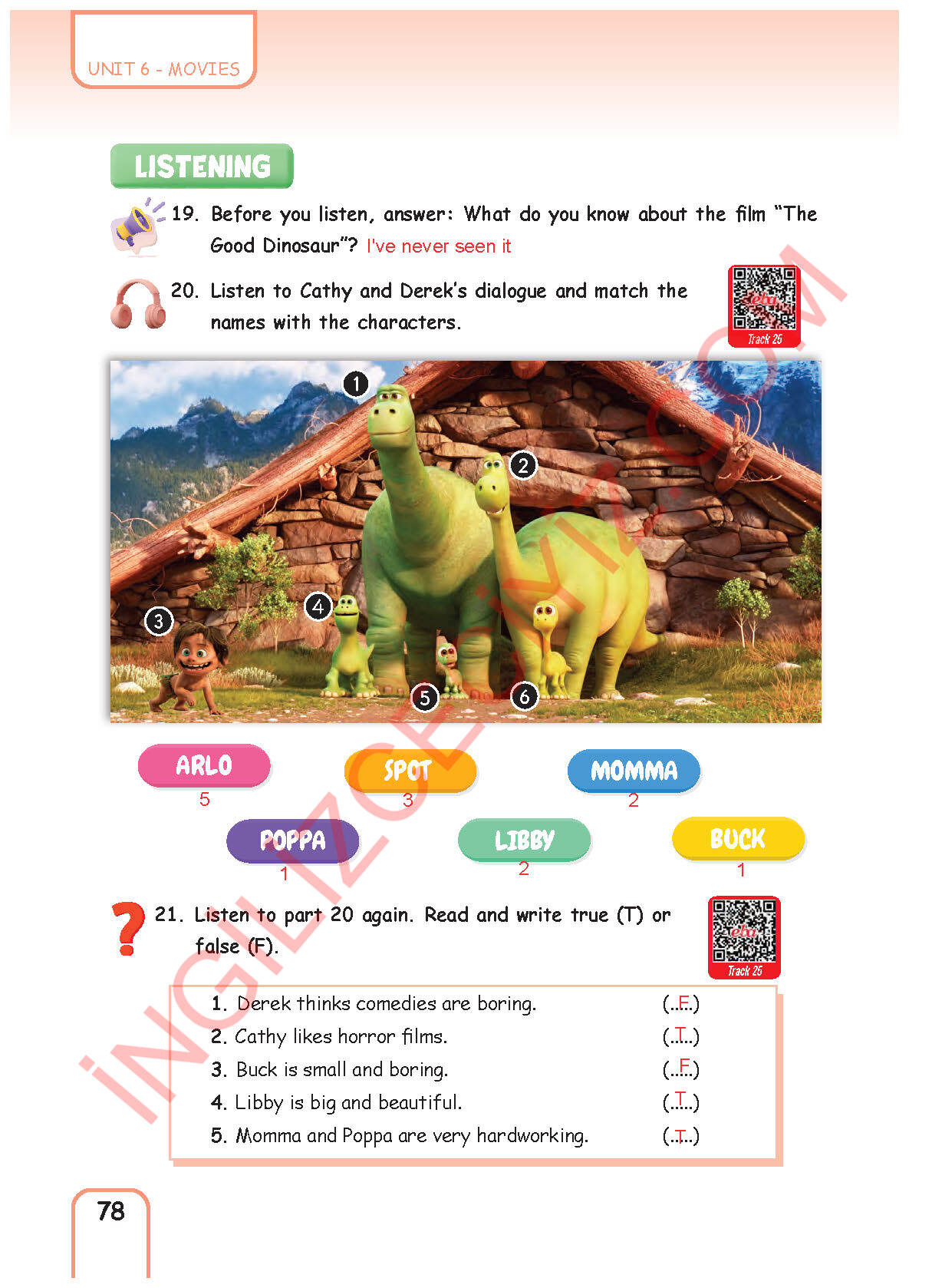 5. Sınıf Pasifik Yayınları İngilizce Ders Kitabı Sayfa 78 Cevapları 5. Sınıf Pasifik Yayınları İngilizce Ders Kitabı Sayfa 78 Cevapları