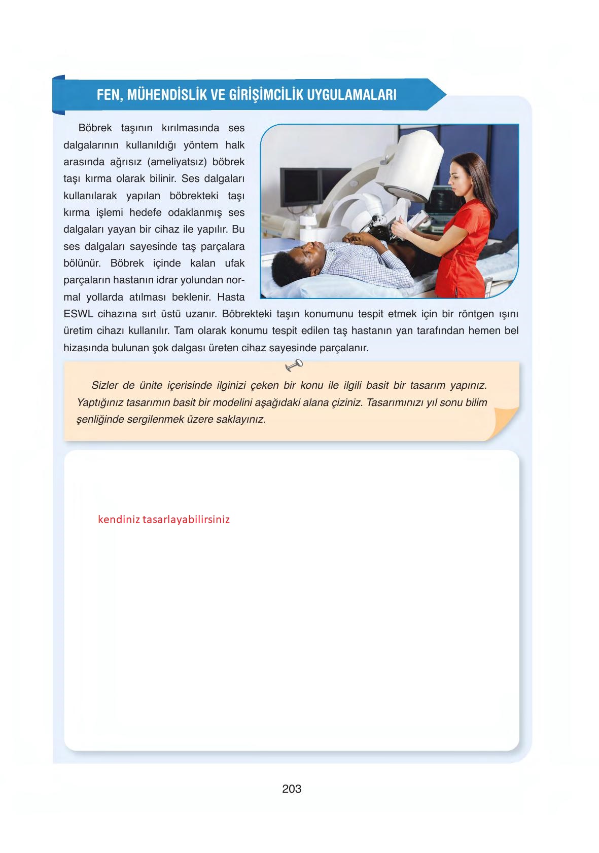 6. Sınıf Gün Yayıncılık Fen Bilimleri Ders Kitabı Sayfa 203 Cevapları