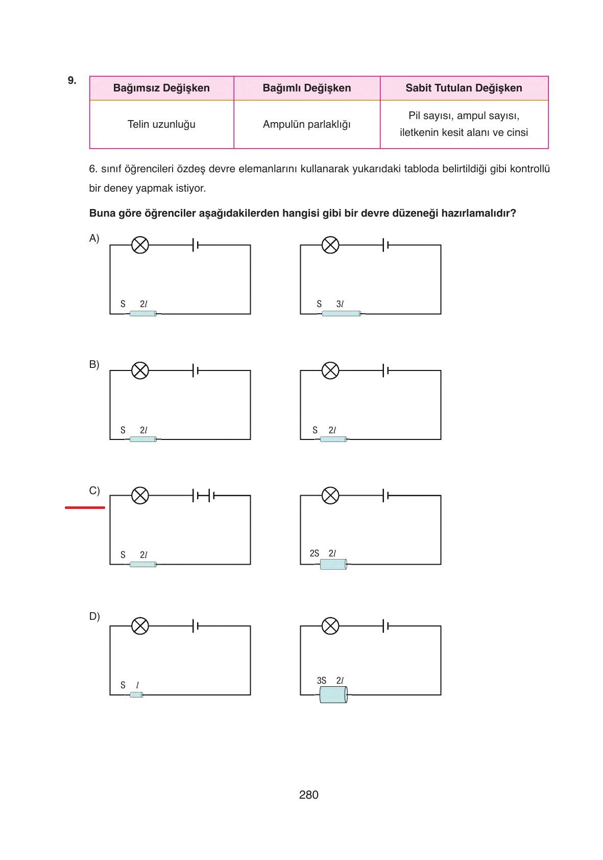 6. Sınıf Gün Yayıncılık Fen Bilimleri Ders Kitabı Sayfa 280 Cevapları 6. Sınıf Gün Yayıncılık Fen Bilimleri Ders Kitabı Sayfa 280 Cevapları