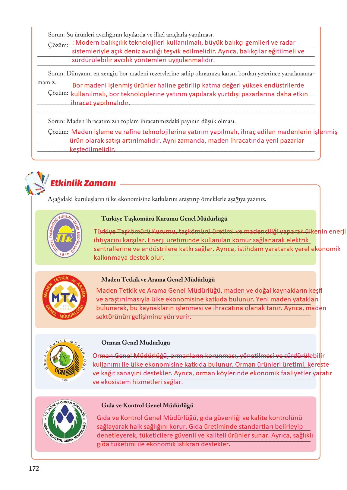 6. Sınıf Evos Yayınları Sosyal Bilgiler Ders Kitabı Sayfa 172 Cevapları 6. Sınıf Evos Yayınları Sosyal Bilgiler Ders Kitabı Sayfa 172 Cevapları