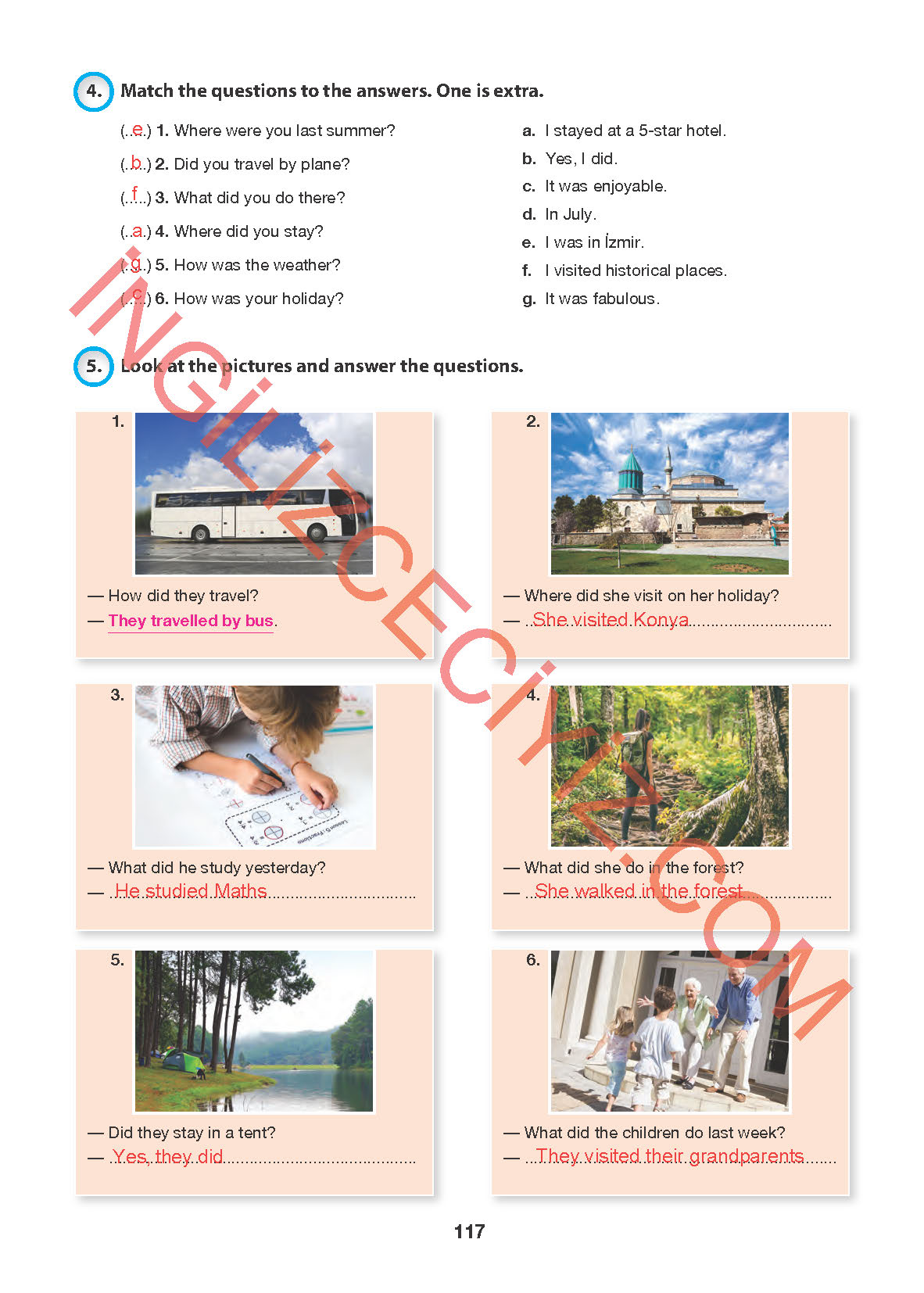 6. Sınıf Hecce Yayıncılık İngilizce Ders Kitabı Sayfa 117 Cevapları 6. Sınıf Hecce Yayıncılık İngilizce Ders Kitabı Sayfa 117 Cevapları