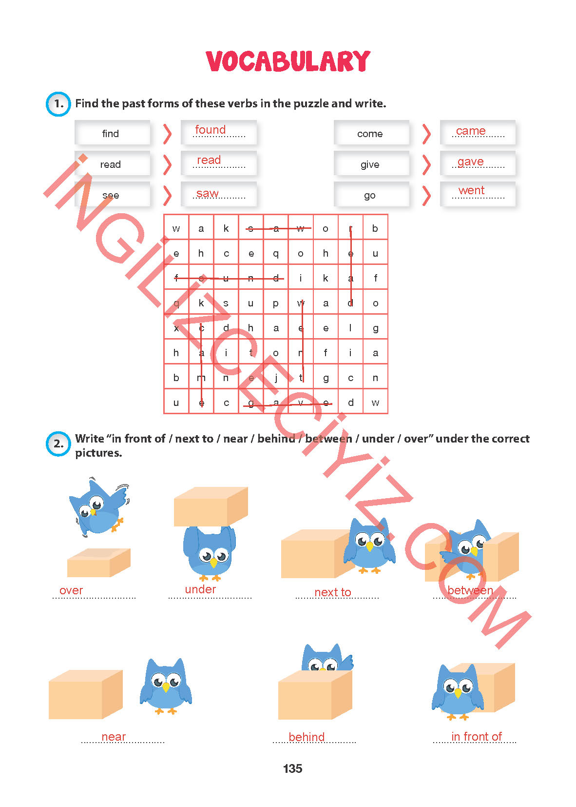 6. Sınıf Hecce Yayıncılık İngilizce Ders Kitabı Sayfa 135 Cevapları 6. Sınıf Hecce Yayıncılık İngilizce Ders Kitabı Sayfa 135 Cevapları