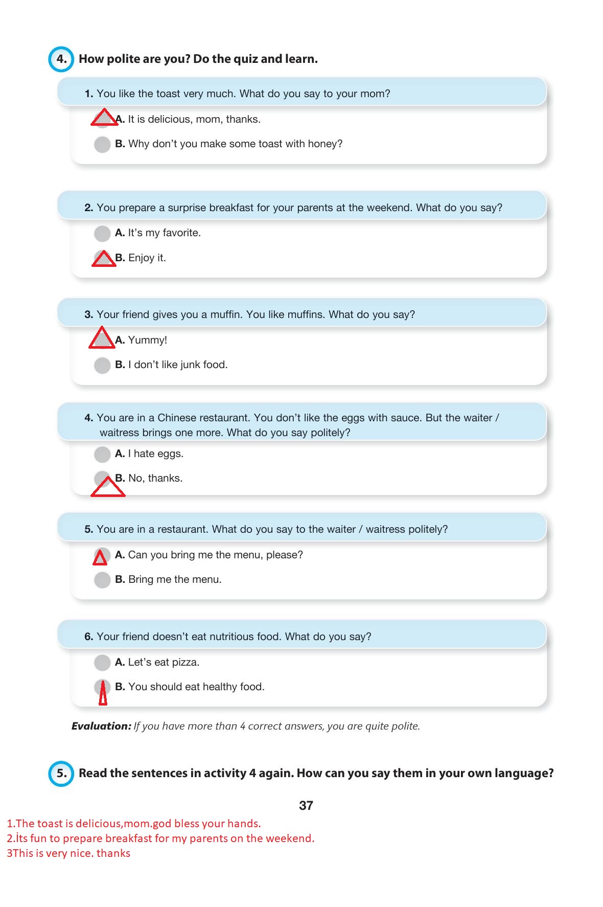 6. Sınıf Hecce Yayıncılık İngilizce Ders Kitabı Sayfa 37 Cevapları 6. Sınıf Hecce Yayıncılık İngilizce Ders Kitabı Sayfa 37 Cevapları